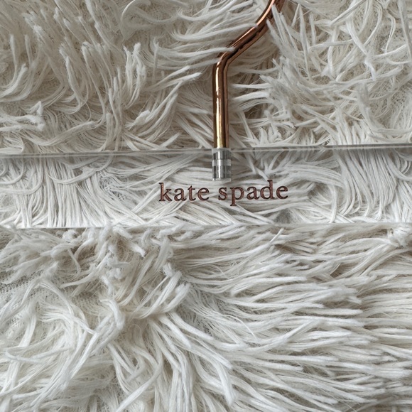 NWOT Kate Spade pant/skirt hanger acrylic 5 hangers - Picture 4 of 4